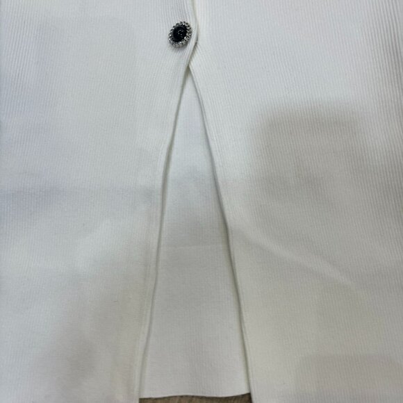 Sandro square neck solid color belted dress - Picture 6 of 7